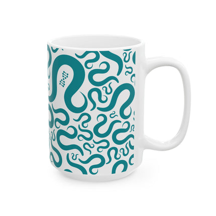 Worm Abstract Ceramic Mug