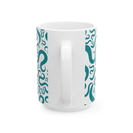 Worm Abstract Ceramic Mug