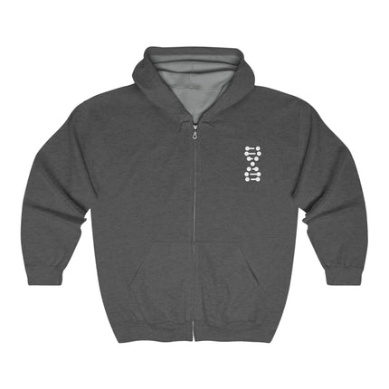 GENETICS Unisex Heavy Blend™ Full Zip Hooded Sweatshirt