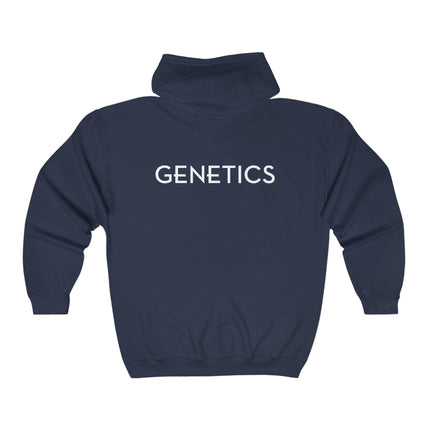 GENETICS Unisex Heavy Blend™ Full Zip Hooded Sweatshirt