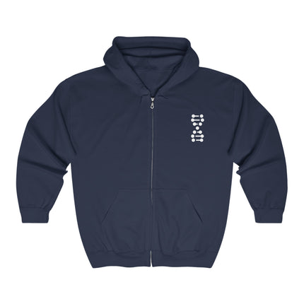 GENETICS Unisex Heavy Blend™ Full Zip Hooded Sweatshirt