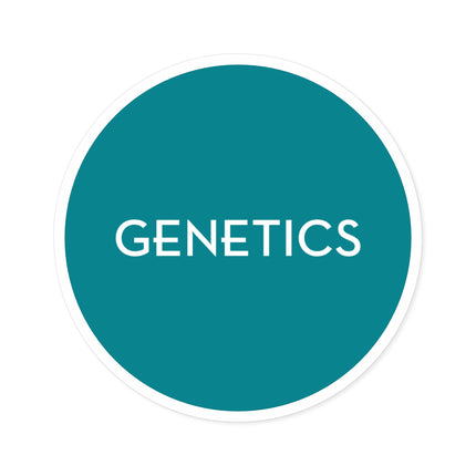 GENETICS Round Stickers