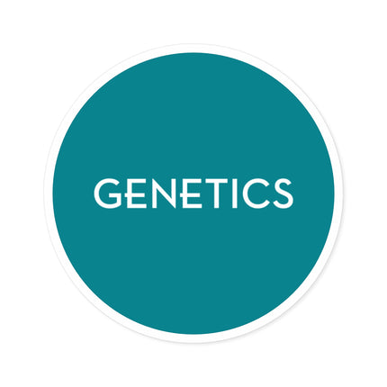 GENETICS Round Stickers