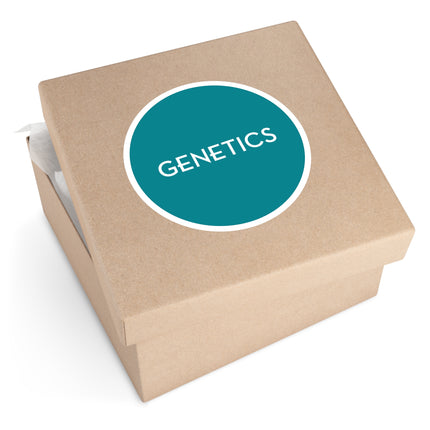 GENETICS Round Stickers
